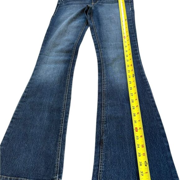 Lei Sophia Hipster Flare Jeans Junior Girls Size 1 - Picture 8 of 9